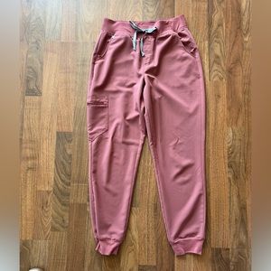 FIGS HIGH WAISTED ZAMORA JOGGER MAUVE MEDIUM LIKE NEW/GREAT SHAPE